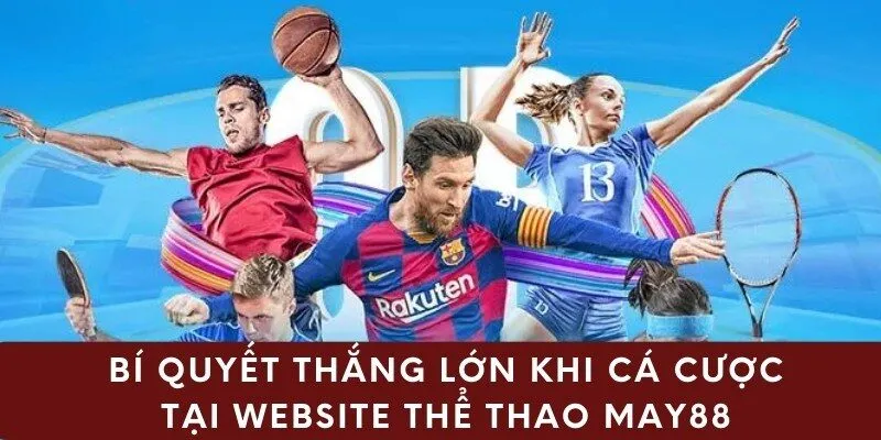 Bí quyết thắng lớn khi cá cược tại website thể thao may88